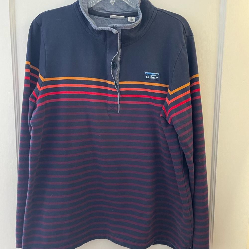 L.L. Bean Navy Blue Shirt